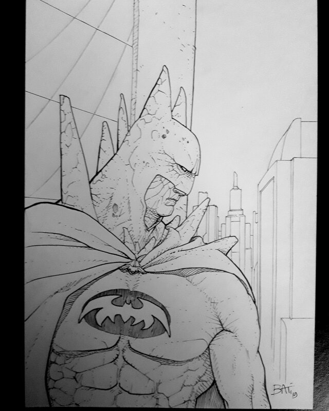 Batman by Marc Bati - Original Illustration
