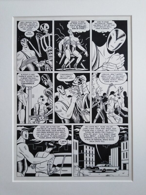 El Borbah par Charles Burns - Planche originale