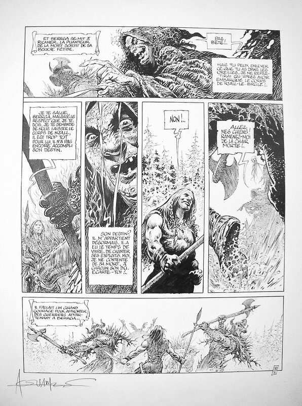 Saga VALTA tome 2 par Mohamed Aouamri - Planche originale