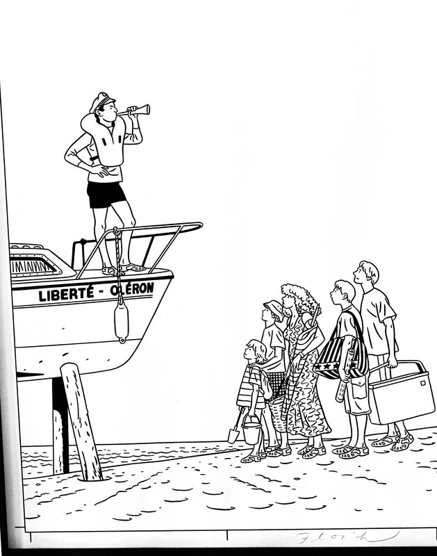 Liberté Oléron by Floc'h - Comic Strip