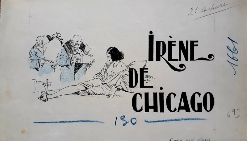 René Giffey, Irène de Chicago - Page titre - Original Illustration