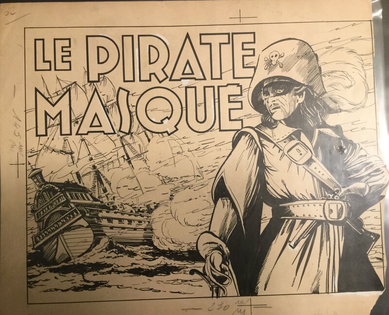 Le pirate masqué par Étienne Le Rallic - Planche originale