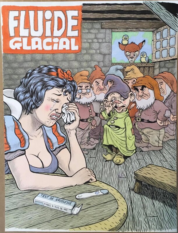 Relom, Couverture du Fluide Glacial 515 (avril 2019) - Original Cover