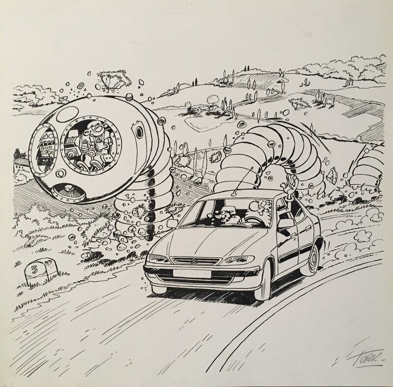 Turk, Calendier Citroën (Xsara) - Comic Strip