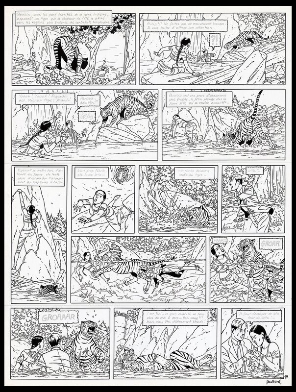 André Juillard, Yves Sente, Edgar Pierre Jacobs, 2003 - Juillard - Blake & Mortimer - Les Sarcophages du 6ème Continent (PL 19) - Comic Strip