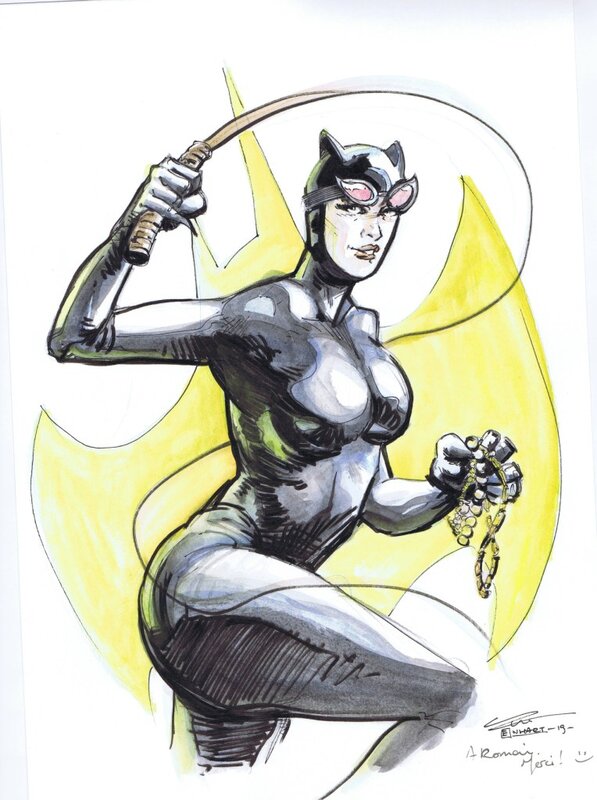 Catwoman par Enhart - Illustration originale