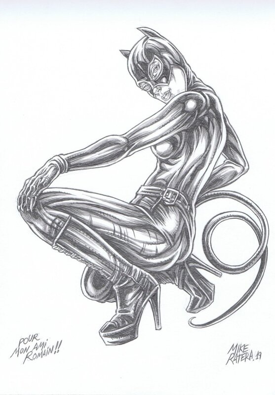 Catwoman par Ratera - Original Illustration