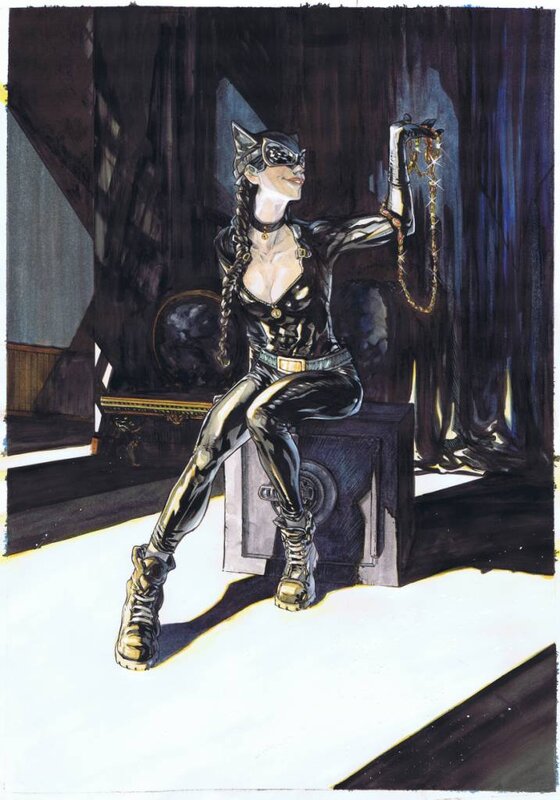 Tirso Cons, Catwoman - Les bijoux du coffre-fort - Illustration