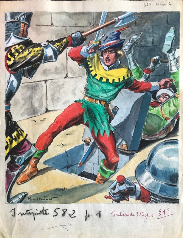 Paul Ordner, Couverture de l'intrépide n° 382 - Original Cover