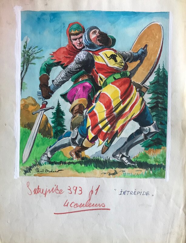 Paul Ordner, Couverture de l'intrépide n° 393 - Original Cover