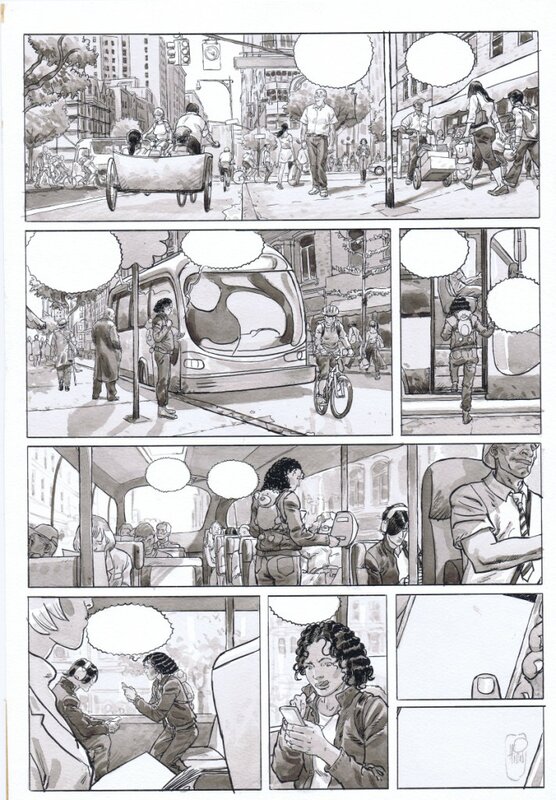 Laurent Hirn, Les enfants de Jessica - Planche originale