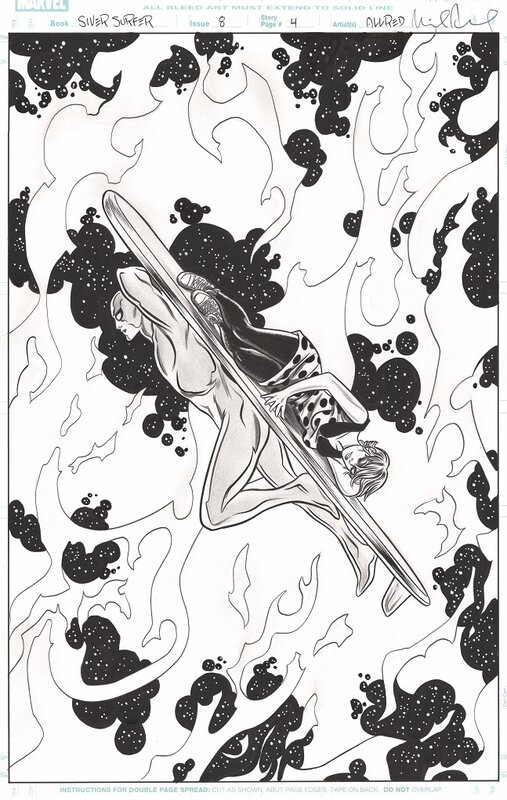 Allred: Silver Surfer (2014) 8 page 4 - Planche originale