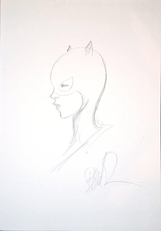Catwoman par Joe Benitez - Illustration originale