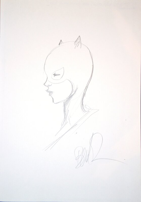 Catwoman par Joe Benitez - Illustration originale
