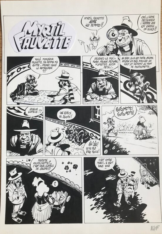For sale - Riff Reb's, Myrtil Fauvette pl 1 - Comic Strip
