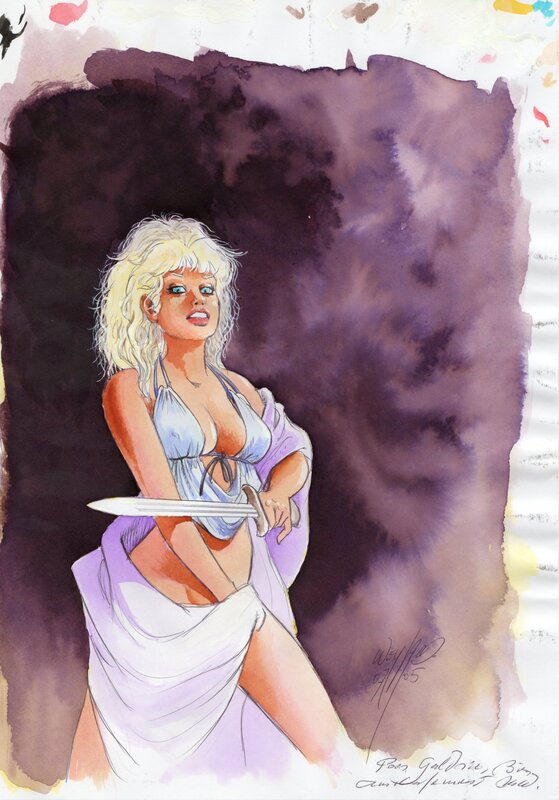 Aria by Michel Weyland - Original Illustration