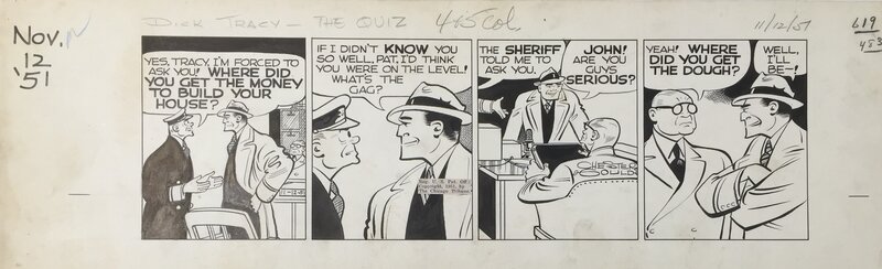 Dick Tracy 1951 by Chester Gould - Comic Strip