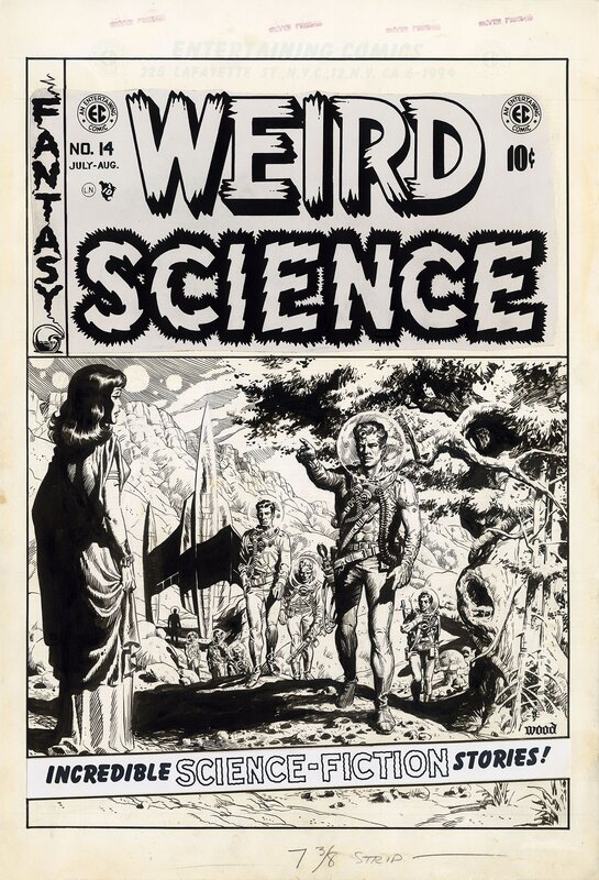Wally Wood, Weird Science #14 - Couverture - Original Cover