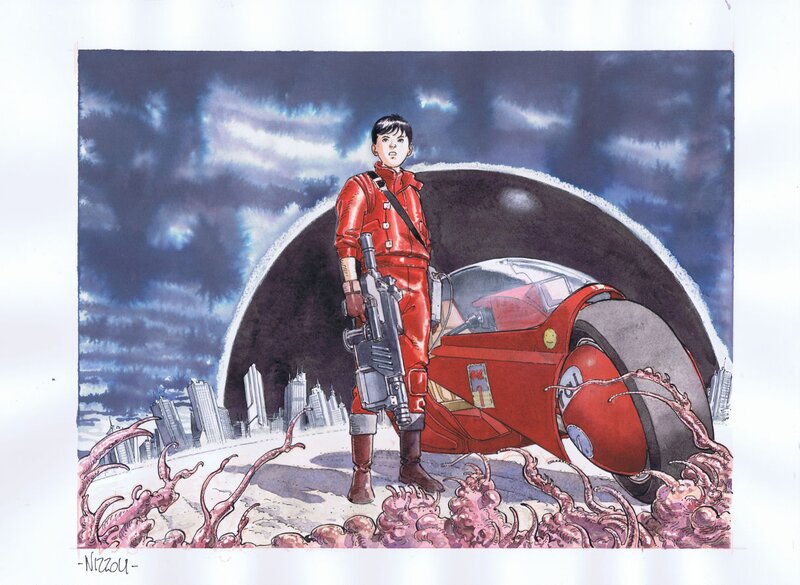 Akira commission by Marco Nizzoli - Original Illustration