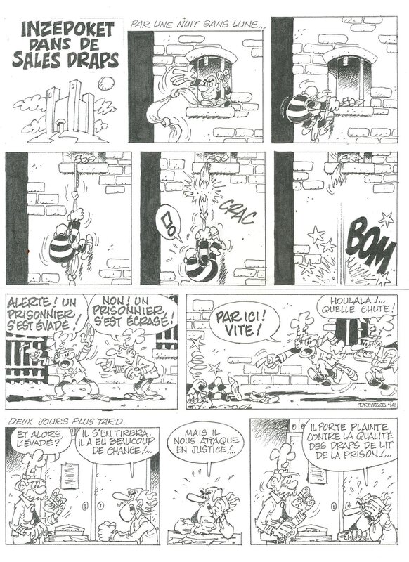 Paul Deliège, Bobo dans de sales draps - Comic Strip
