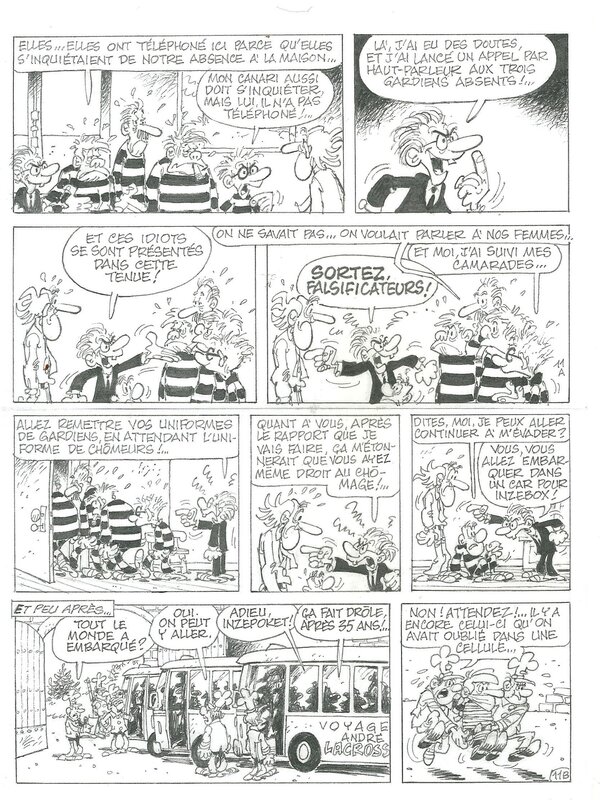 Bobo le quota par Paul Deliège - Planche originale