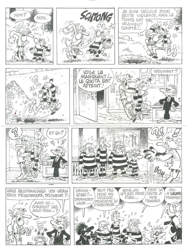 Bobo le quota par Paul Deliège - Planche originale