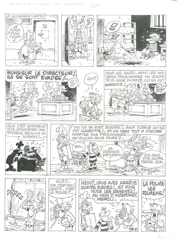 Bobo le quota par Paul Deliège - Planche originale