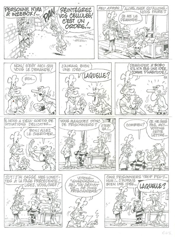 Bobo le quota par Paul Deliège - Planche originale