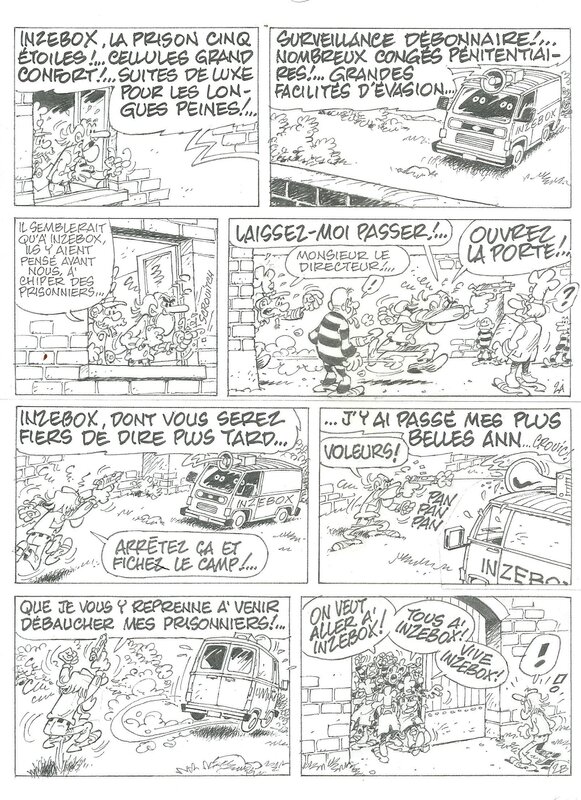 Bobo le quota par Paul Deliège - Planche originale