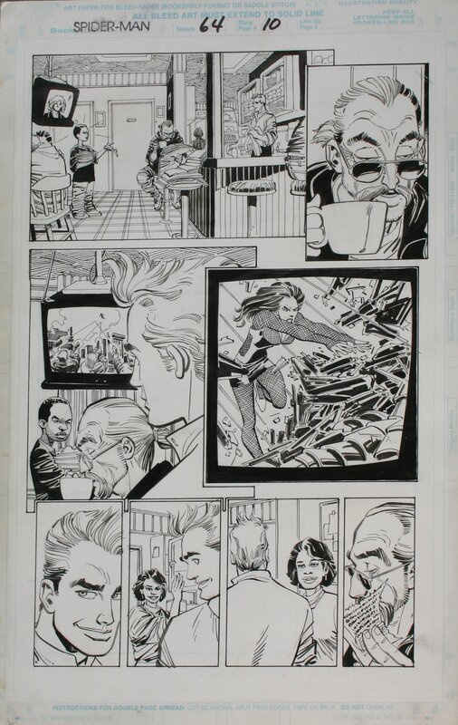 John Romita Jr., Al Williamson, Spider-Man (1990) #64, page 10 (John Romita Jr) - Comic Strip