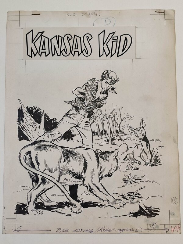 Kansas Kid par Carlo Marcello - Couverture originale