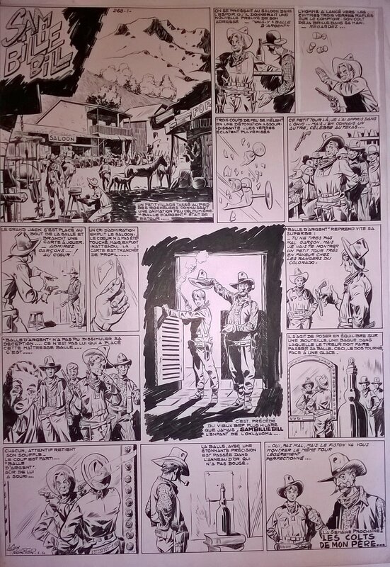 Sam Billie Bill par Lucien Nortier - Planche originale