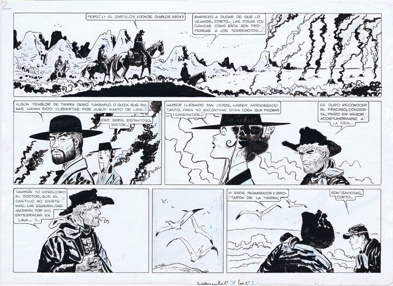 Sgt Kirk by Hugo Pratt - Planche originale