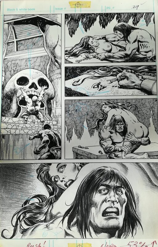 Mike Vosburg, Savage Sword Of Conan - Planche originale