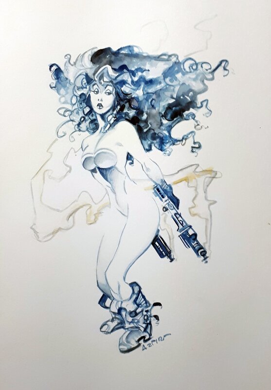 Lorna by Azpiri - Original Illustration