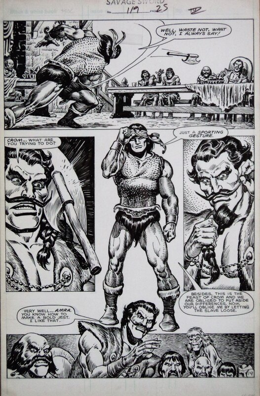 Ernie Chan, Conan - savage sword pl 19 - Comic Strip