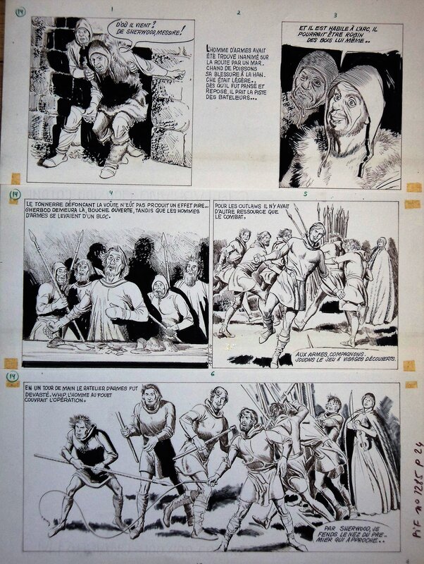 Robin des bois par Eduardo Coelho - Planche originale