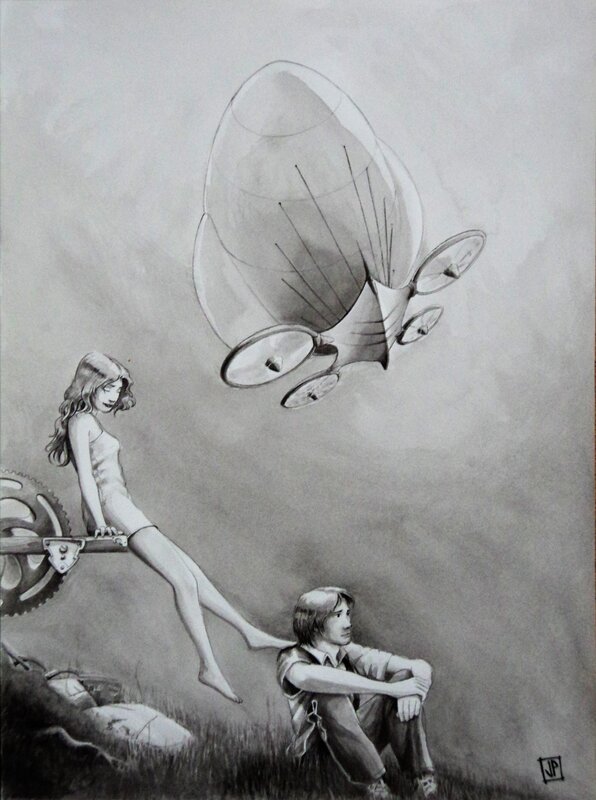 Utopia by Josselin Paris - Original Illustration