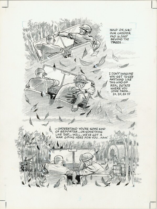 Will Eisner - Last Day in Vietnam - p03 - Planche originale