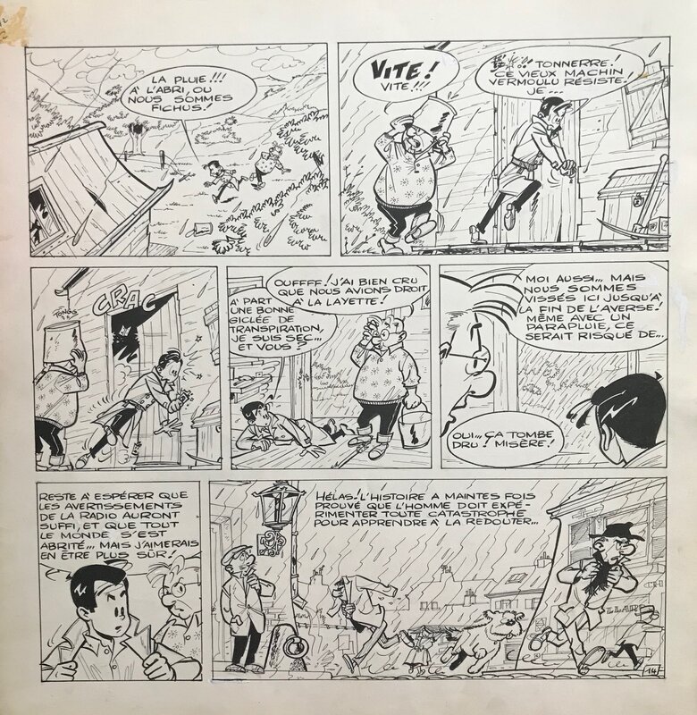 Luc Junior pl 14 par Greg - Planche originale