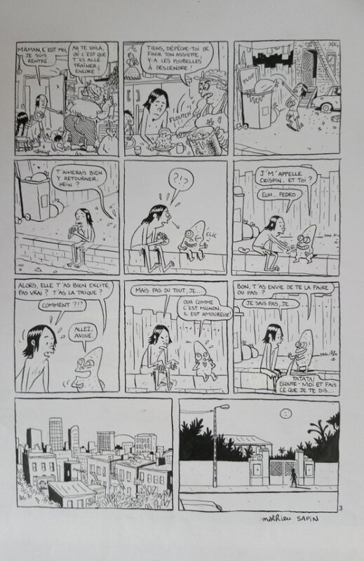 Mathieu Sapin, Le journal de la jungle - Comic Strip