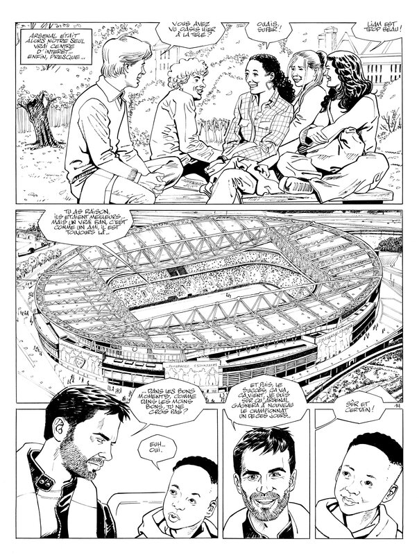 Philippe Glogowski, Arsenal - The Game we love - Comic Strip