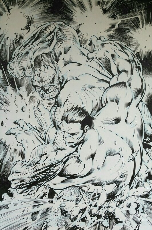 Alan Davis, Mark Farmer, Alan Davis - Savage Hulk #2 cover - Original Cover