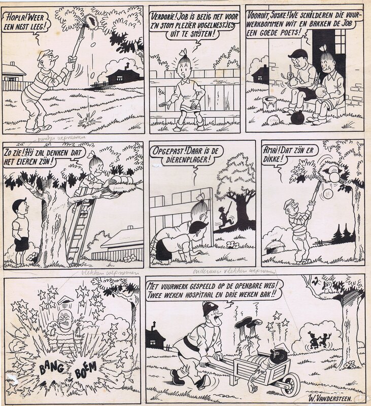 Willy Vandersteen, Suske en Wiske - Ons Volkse - Comic Strip