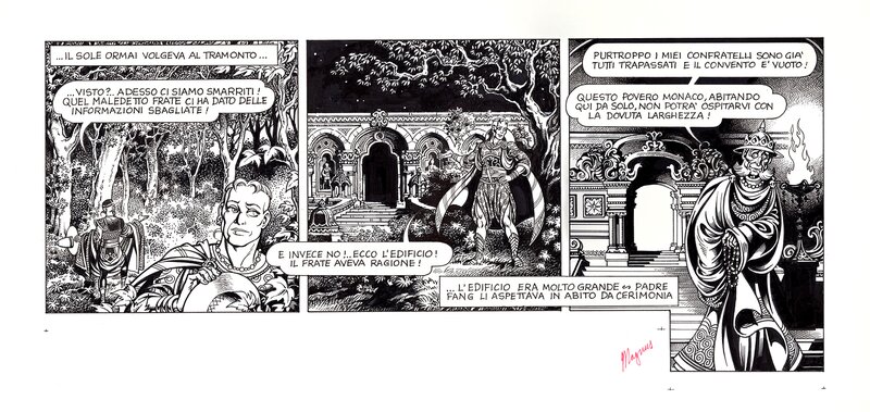 Magnus, Le FEMMINE INCANTATE - IL MURO DIPINTO - Comic Strip