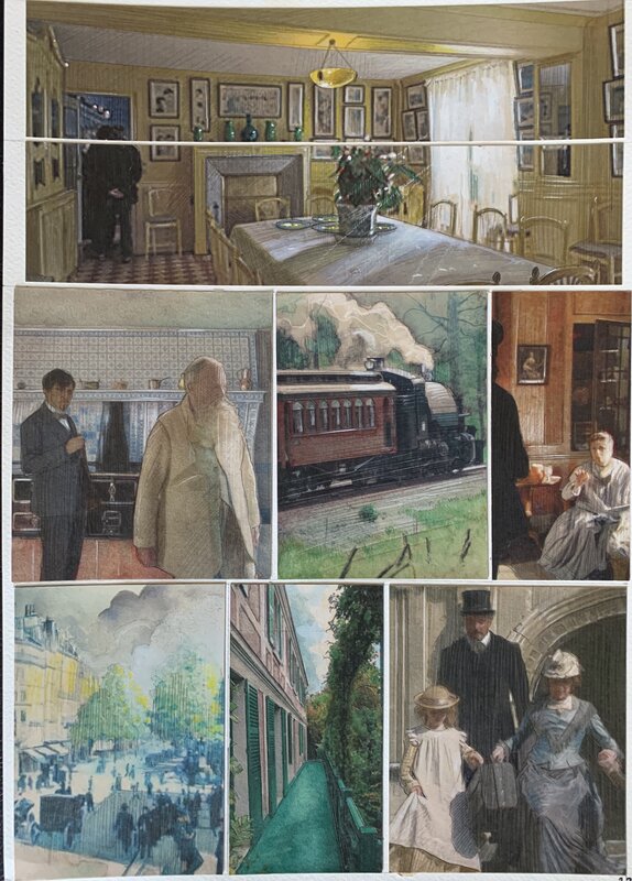 Fabrice Le Hénanff, Monet, Un arc-en-ciel sur Giverny - Comic Strip