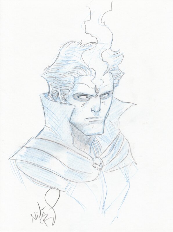 Adam Warlock by Nick Bradshaw - Sketch