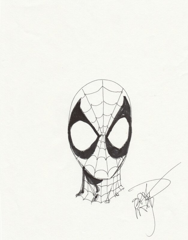 Spiderman by Erik Jon Larsen - Sketch