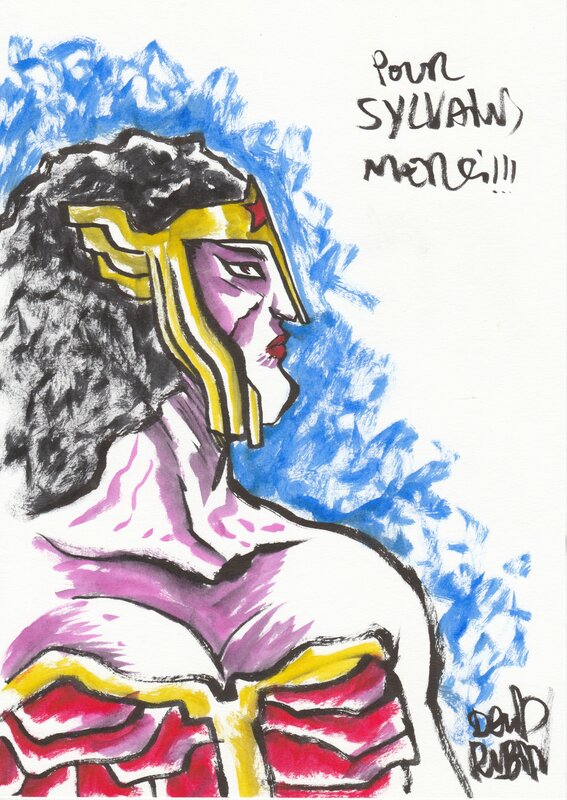 Wonder Woman by David Rubín - Sketch