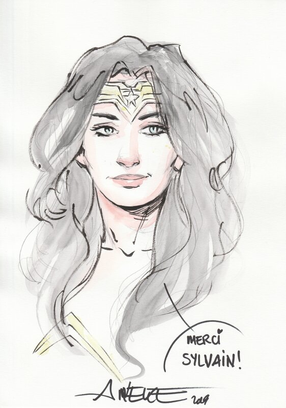 Wonder Woman par Aneke - Dédicace